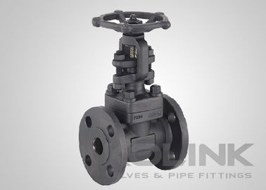 Valva de porta de aço forjada com extremo integrado de flange A105 F304 F316 F11 F22