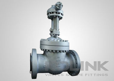 Válvula de porta de grande engrenagem com porta completa RF com flange de cunha flexível
