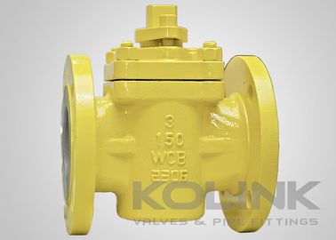 PTFE Sleeve Plug Valve de aço fundido não lubrificado API 599