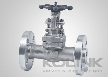 Válvula de porta de aço forjado com flange integral de aço inoxidável F304 F316 CL150-2500