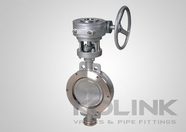 Válvula de borboleta concêntrica de secção U com flange de grande porte revestida de borracha