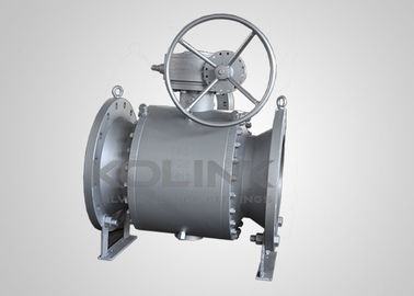 Válvula Esférica de Trunnion de Porta Reduzida API 607 Fire Safe DN50-DN1200
