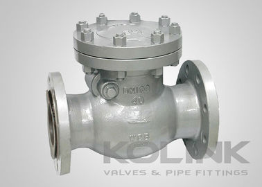 Válvula de controlo de balanço de aço fundido, classe 150-1500 Válvula de não retorno WCB Flanged