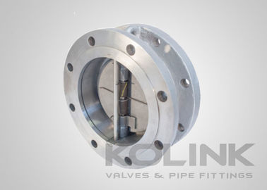 Válvula de retenção tipo wafer com flange Aço inoxidável Duplo disco 2-48 polegadas