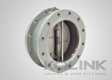 Válvula de retenção tipo wafer com flange Aço inoxidável Duplo disco 2-48 polegadas