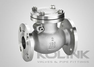 Válvula de controlo de balanço de aço inoxidável, CF8 CF8M CF3 CF3M API com flange EN DIN JIS