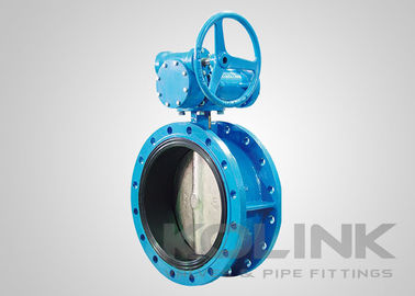 Válvula Borboleta Revestida de Borracha com Flange Duplo DN50-DN1200