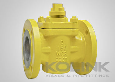 PTFE Sleeve Plug Valve de aço fundido não lubrificado API 599