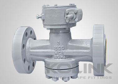 Válvula de macho lubrificada de alta pressão Classe 600-1500 Flangeada