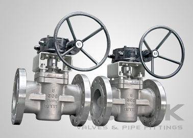 Válvula de macho de liga especial CW6MC Inconel 625 Monel Latão Bronze