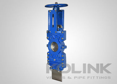 O-port Knife Gate Valve Through Conduit 2-Pc Knife Valve, fechamento de bolhas