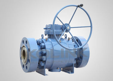 API6D válvula de esferas de tronco de metal assentada 2-48 polegadas classe150-2500