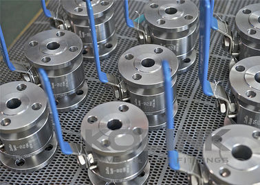 Válvula de esferas de aço forjado de 2 pcs, classe 150-1500, flange de esferas flutuantes