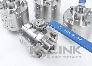 3-pc válvula de esfera de alta pressão forjado de aço 3000 Psi Socket soldado