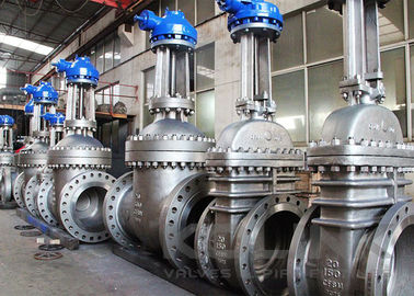 Válvula de porta grande 24in - 48in aço inoxidável aço carbono alta pressão