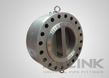 Válvula de retenção tipo wafer com flange Aço inoxidável Duplo disco 2-48 polegadas