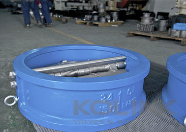 Válvula de verificação de wafer de ferro dúctil placa dupla 2-48 polegadas classe150-1500
