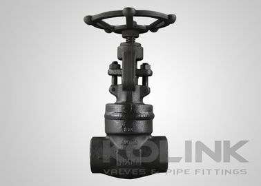 Capô Soldado Forjado Bolsa de Aço Válvula de mão NPT roscado Classe 800-2500