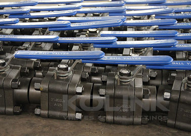 Valva de esferas de aço forjada de 2 peças A105 F304 Socket welded NPT