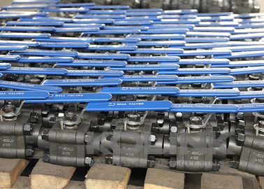 Valva de esferas de aço forjada de 2 peças A105 F304 Socket welded NPT