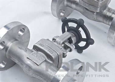 Válvula de porta de aço forjado com flange integral de aço inoxidável F304 F316 CL150-2500