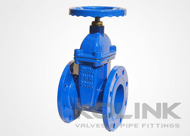 DIN 3352 F4 Válvula de portão sentada resistente com tronco não levantado Ferro fundido GGG40 GGG50
