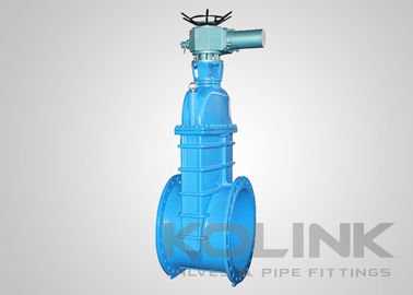 Válvula de porta acionada elétrica de tamanho grande Ferro flexível sentado resistente DN1200