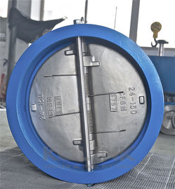 Válvula de retenção de duas portas, válvula de não retorno de wafer de duas placas, ferro dúctil