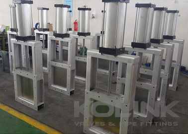 Fabricado Corpo Quadrado Guilhotina Valva Faca Valva Portão Aço carbono Aço inoxidável